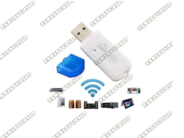 &+  RECEPTOR BLUETOOTH USB AUTOMOVIL O EQUIPO (2380)